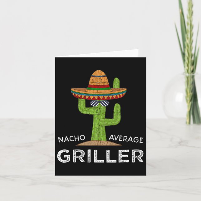 Tarjeta Divertido Bbq Grill Lover Humller Dice Grri Divert (Anverso)