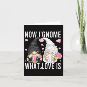 Tarjeta Divertido Boda Gnome Pareja Pun Love Diciendo Por 