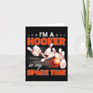 Tarjeta Divertido boliche que soy parte de mis regalos de 