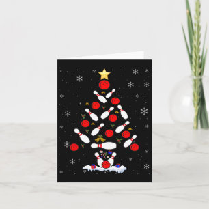 Tarjeta Divertido Bowny Tree navideño ilumina navidades pa