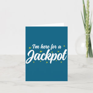 Tarjeta Divertido casino de apuestas Soy apostador Jackpot