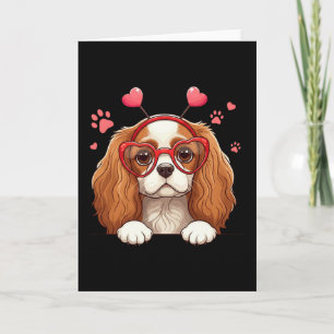Tarjeta Divertido Cavalier King Charles Spaniel Corazón Ca