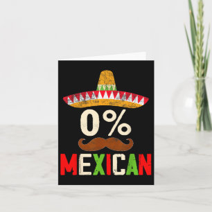Tarjeta Divertido Cinco De Mayo Fiesta 0% México Wo