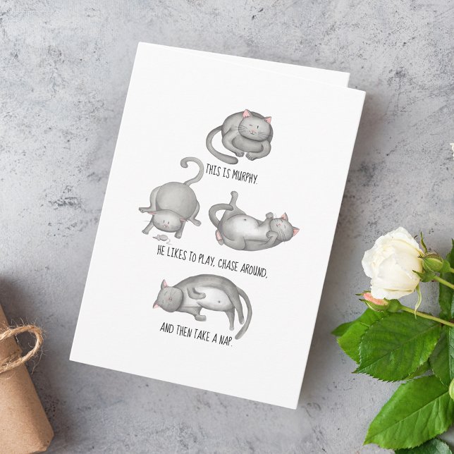 Tarjeta Divertido Come Bebe Sé Como Murphy Cumpleaños (Subido por el creador)