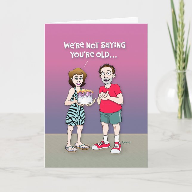 Tarjeta Divertido Cumpleaños (Anverso)