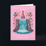 Tarjeta ¡Divertido Cumpleaños con Humor Tonto!<br><div class="desc">tarjeta de cumpleaños divertida con tema de chapuzón y humor tonto. ¡Perfecta para cualquiera que ame las bromas ligeras,  el humor de envejecimiento tonto y las vibras divertidas de cumpleaños! Ideal para amigos,  familiares o cualquier persona que disfrute de una buena risa en su día especial. contenido generativo.</div>