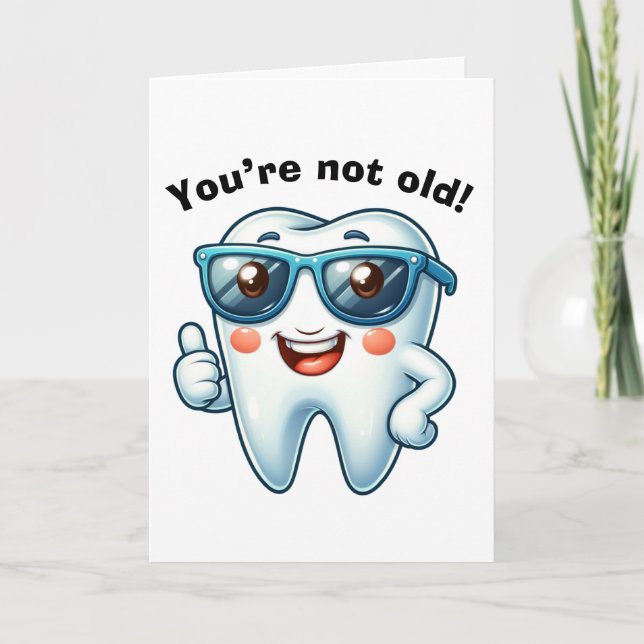 Tarjeta Divertido cumpleaños de Dentista (Anverso)