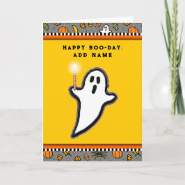 Tarjeta Divertido cumpleaños de Halloween