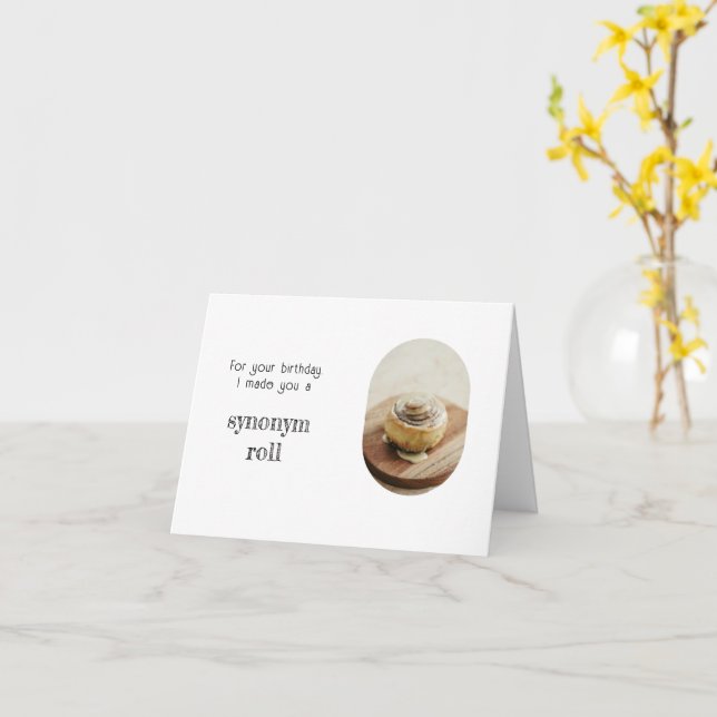 Tarjeta Divertido cumpleaños de la policía de Grammar (flor amarilla)