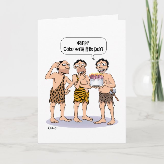 Tarjeta Divertido Cumpleaños De Mayores (Anverso)