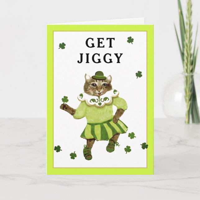 Tarjeta Divertido cumpleaños irlandés (Anverso)