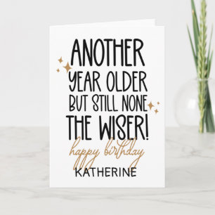 Tarjeta Divertido Cumpleaños Mayor Para Amigo