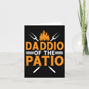 Tarjeta Divertido Daddio Del Día De Los Padres Del Patio B