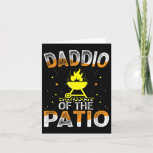 Tarjeta Divertido Daddio Del Día De Los Padres Del Patio B