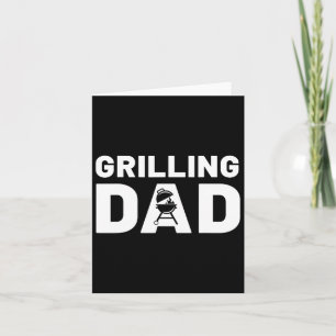 Tarjeta Divertido Día de los Padres Gritando a papá Bbq Lo