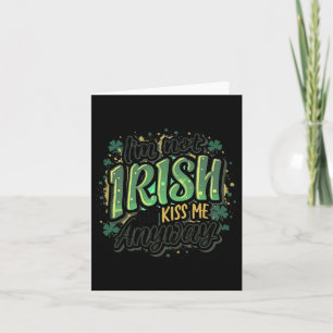 Tarjeta Divertido Día de San Patrón No soy irlandés sino q