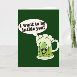 Tarjeta Divertido Día de St Patricks Irlandés