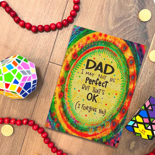 Tarjeta Divertido Día del Padre Inespiritualidad Infantil 