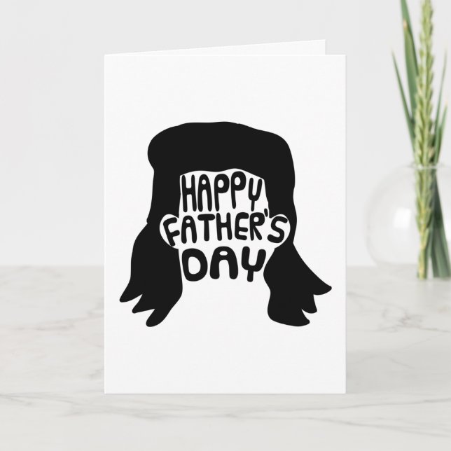 Tarjeta Divertido día feliz del padre (Anverso)
