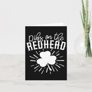 Tarjeta Divertido Día Irlandés De Sta Patrones Shamrock Di