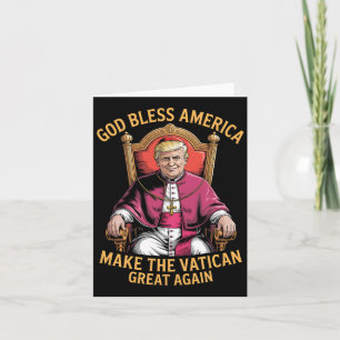 Tarjeta Divertido Dios Bendiga a Estados Unidos Hacer El G