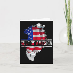 Tarjeta Divertido Donald Trump Bandera estadounidense Cana