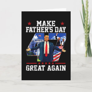 Tarjeta Divertido Donald Trump Haz que el Día del Padre Se