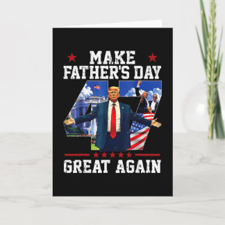 Tarjeta Divertido Donald Trump Haz que el Día del Padre Se