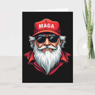 Tarjeta Divertido Donald Trump Santa Claus Mega Navidad Ho