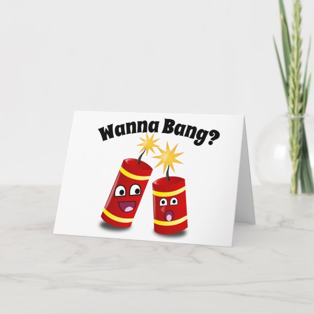 Tarjeta Divertido el 4 de julio (Anverso)