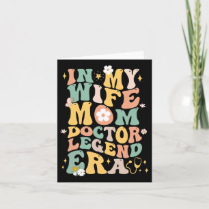 Tarjeta Divertido En Mi Esposa Mamá Doctor Leyenda Era Gro