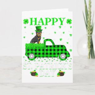 Tarjeta Divertido En Una Dieta Y Día De San Patricio Irlan