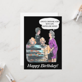 Tarjeta Divertido Encontrar el Sujetador Adecuado Compras