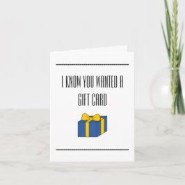 Tarjeta Divertido "Espero que te gusten los calcetines" Fe