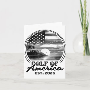 Tarjeta Divertido Estados Unidos Camisas Golfo De Estados