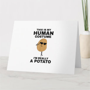 Tarjeta Divertido Este es mi disfraz de humano Soy realmen