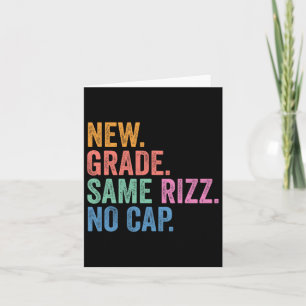 Tarjeta Divertido Gen Z De Vuelta a la Escuela Nuevo Grado