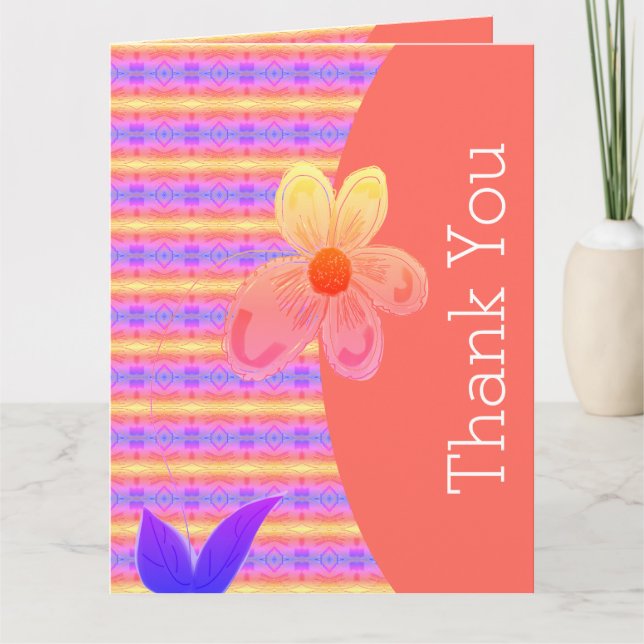 Tarjeta Divertido Gracias (Anverso)