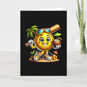 Tarjeta Divertido Hawaii Softll Ll Hawaiano Tropical Veran
