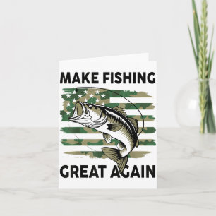 Tarjeta Divertido Haz Que La Pesca Sea Genial De Nuevo Cam