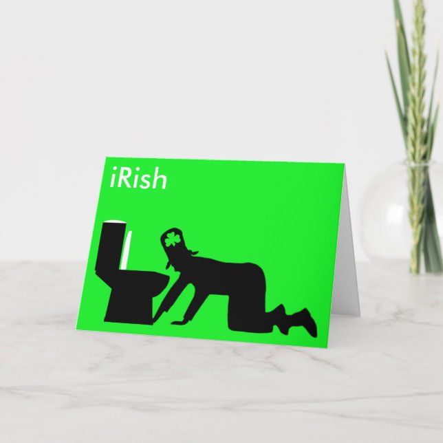 Tarjeta Divertido irlandés (Anverso)