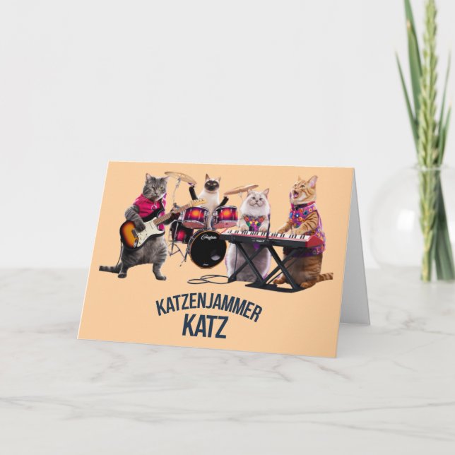 Tarjeta Divertido Katzenjammer Katz (Anverso)