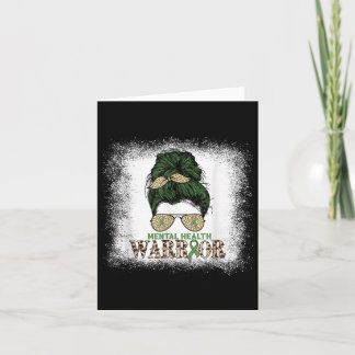Tarjeta Divertido mensaje de Bun Warrior Leopard sobre sal