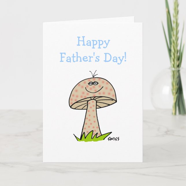 Tarjeta Divertido padre Día Personalizado adorable Diversi (Anverso)