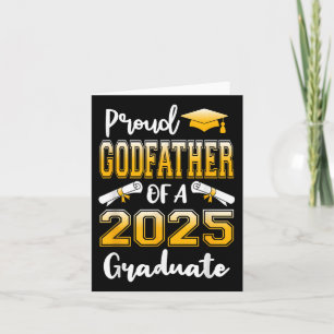 Tarjeta Divertido Padrino Orgulloso De Un Graduado Del Cl 