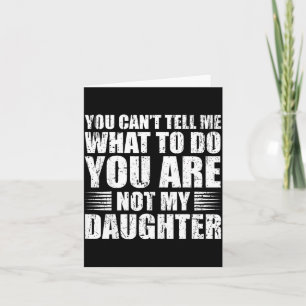 Tarjeta Divertido para padre papá de hija Día del padre