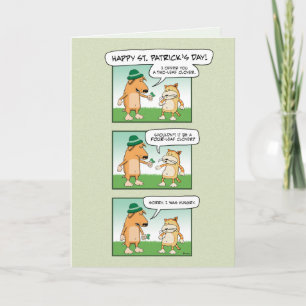 Tarjeta Divertido perro y amante del gato