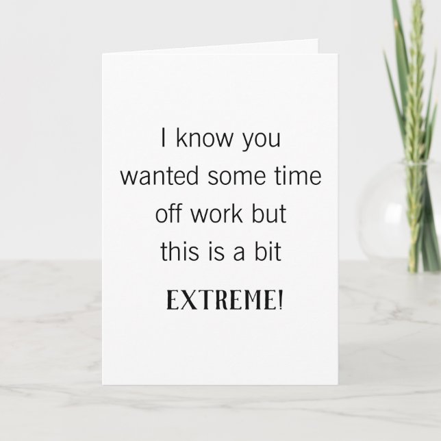 Tarjeta divertido ponerse bien pronto compañero de trabajo (Anverso)