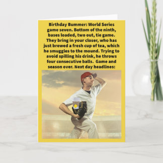 Tarjeta Divertido poun a un paseo más cercano con té cumpl