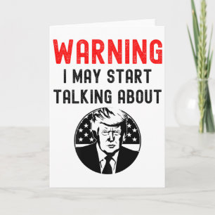 Tarjeta Divertido Pro Donald Trump Republicano Americano C